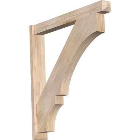 Ekena Millwork Balboa Smooth Craftsman Outlooker, Douglas Fir, 5 1/2"W x 42"D x 42"H OUT06X42X42BOA04SDF